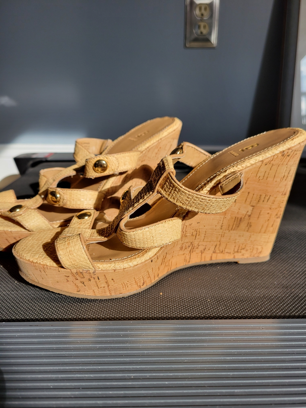 Bakers Woven Strappy Sandals in Light Tan - Picture 4 of 6